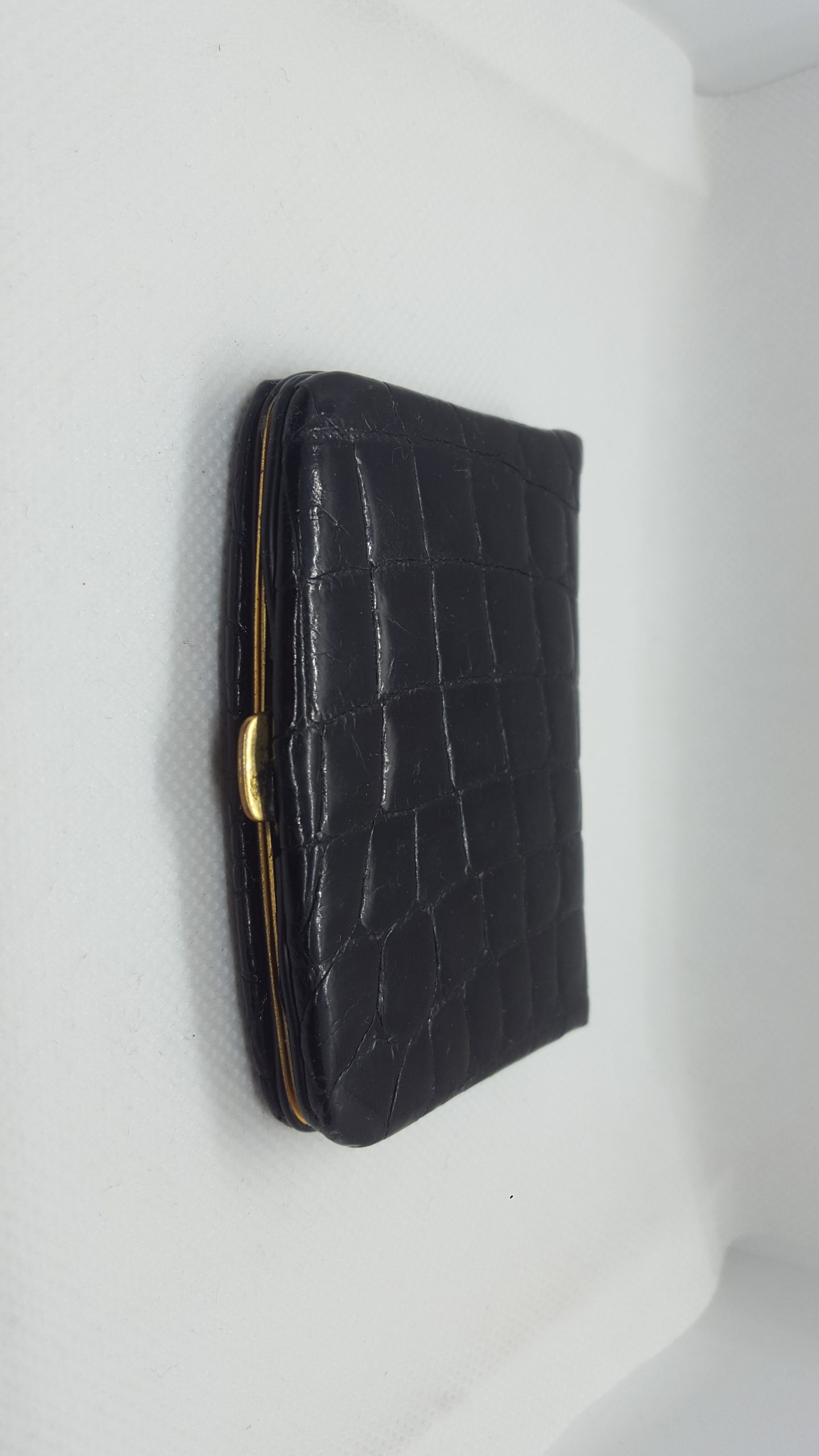 Alte Kleine Damen Tasche Schwarz (2)