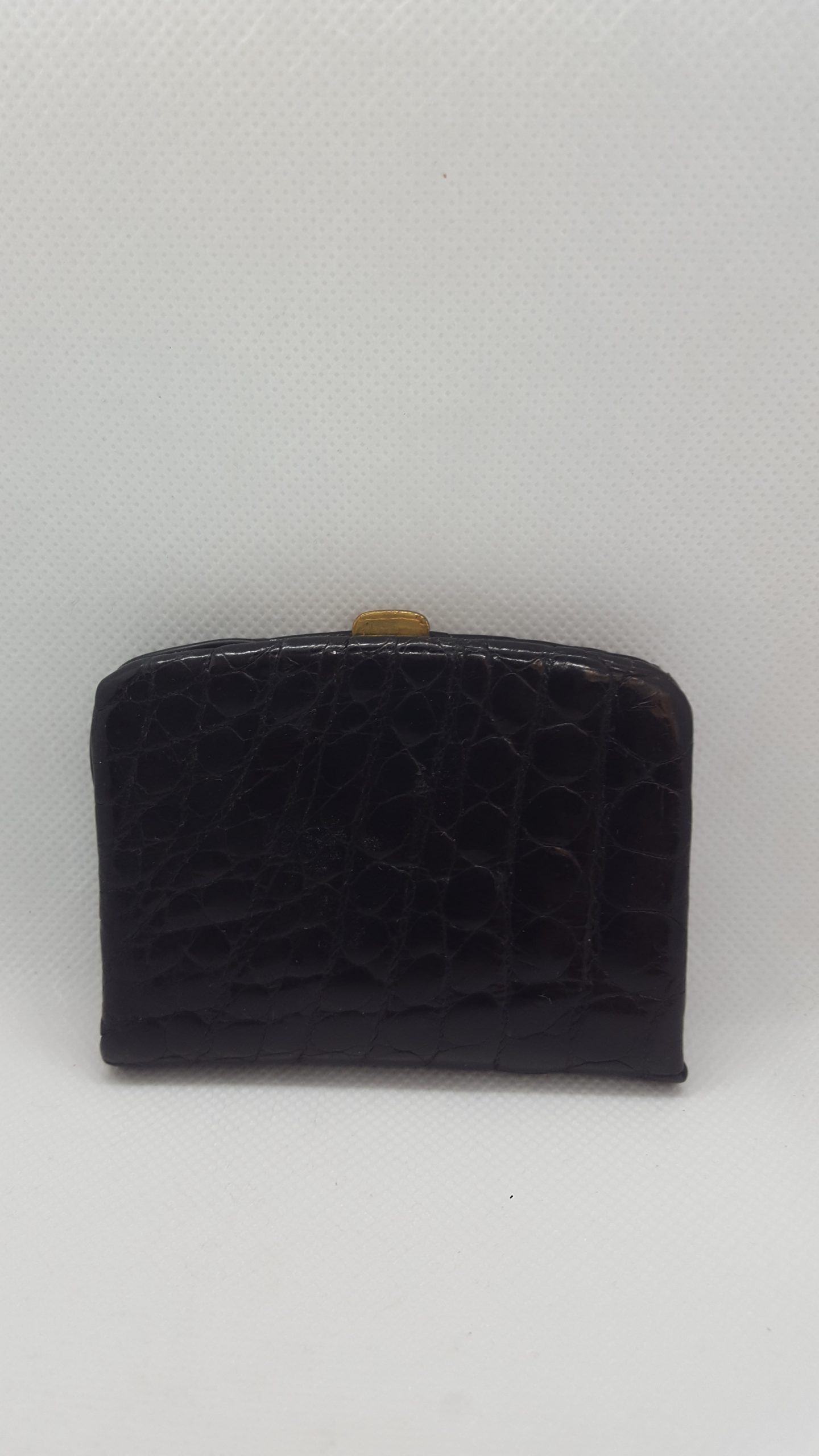 Alte Kleine Damen Tasche Schwarz (4)