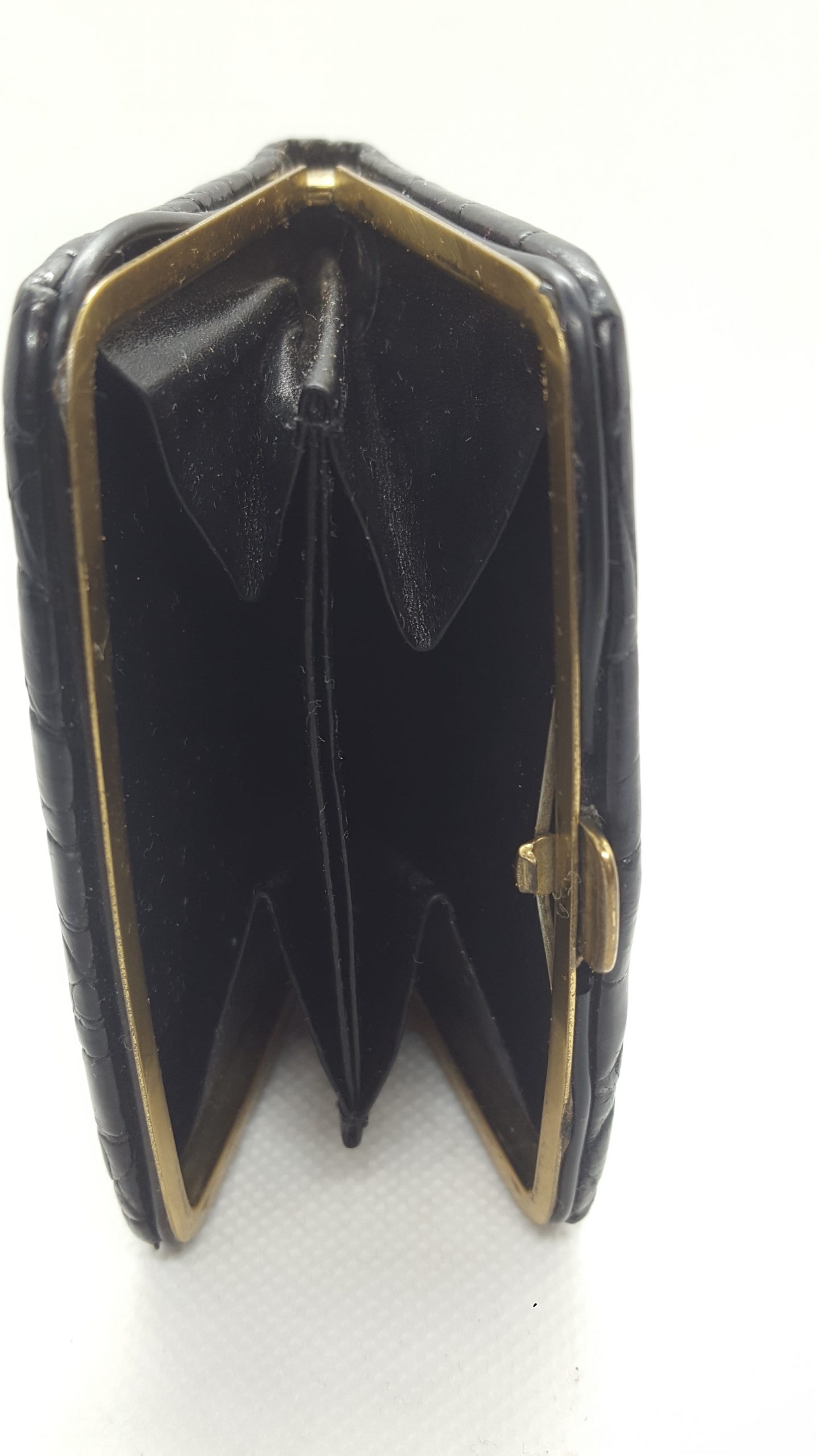 Alte Kleine Damen Tasche Schwarz (7)