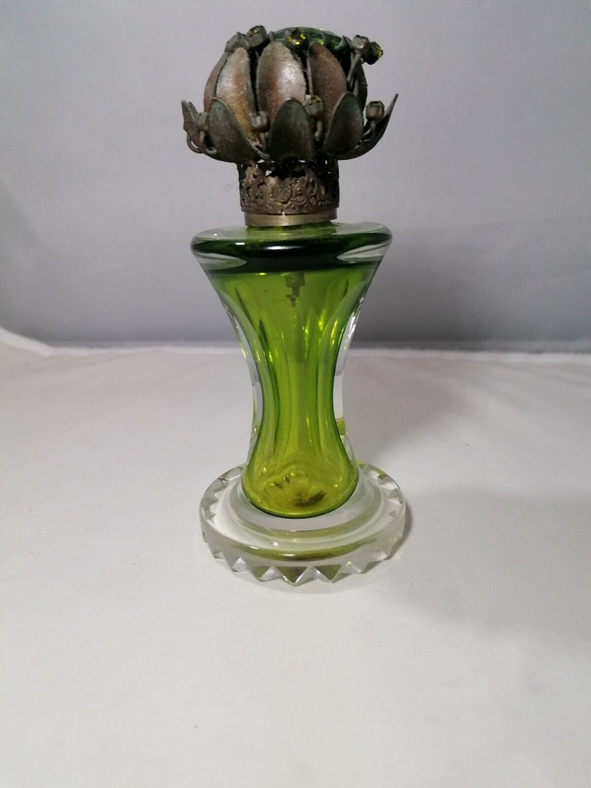 Antik Parfum Flakon Grün (8)
