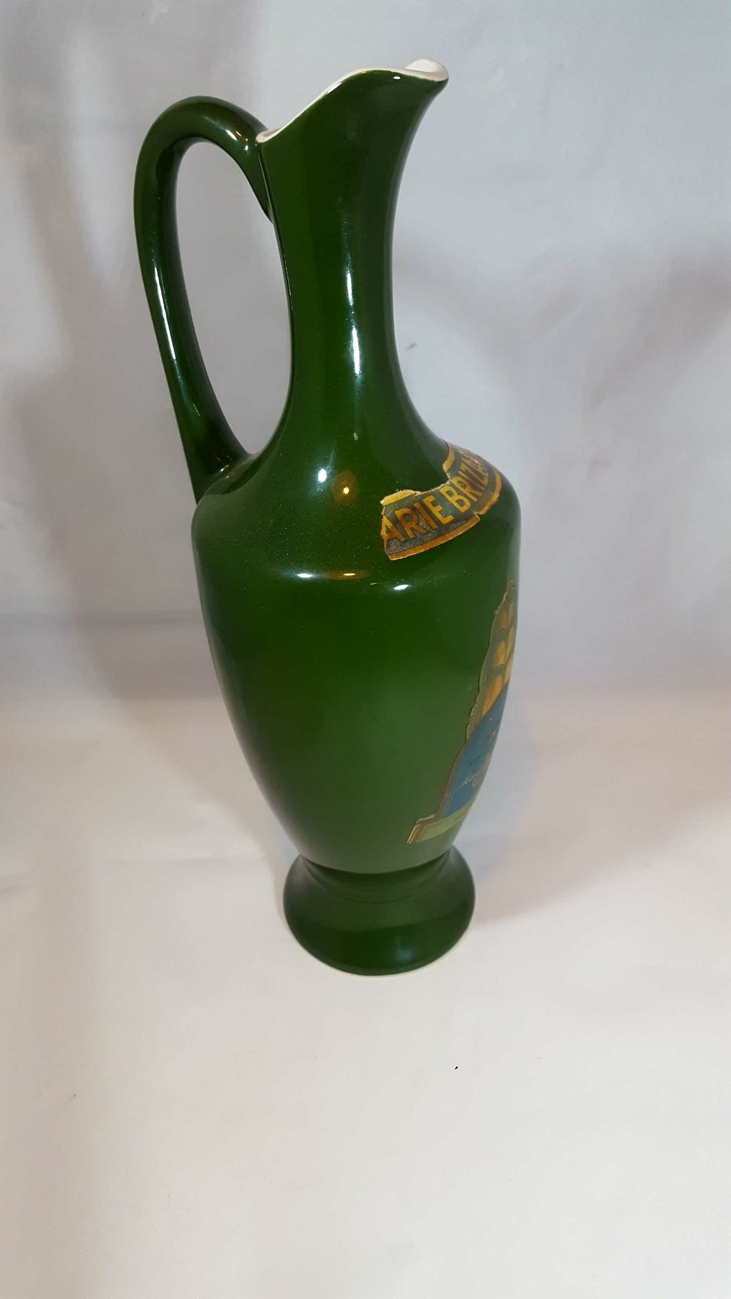 Grüne Vase mit Stamp Papier (3)