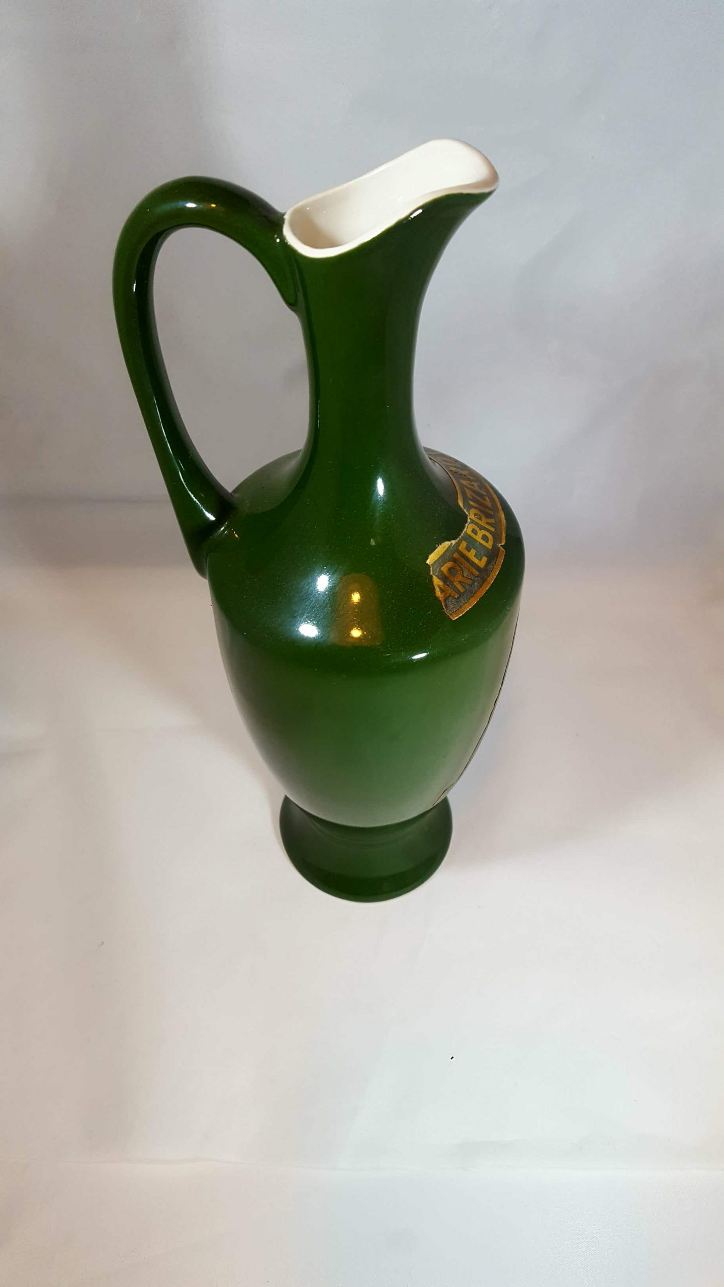 Grüne Vase mit Stamp Papier (5)