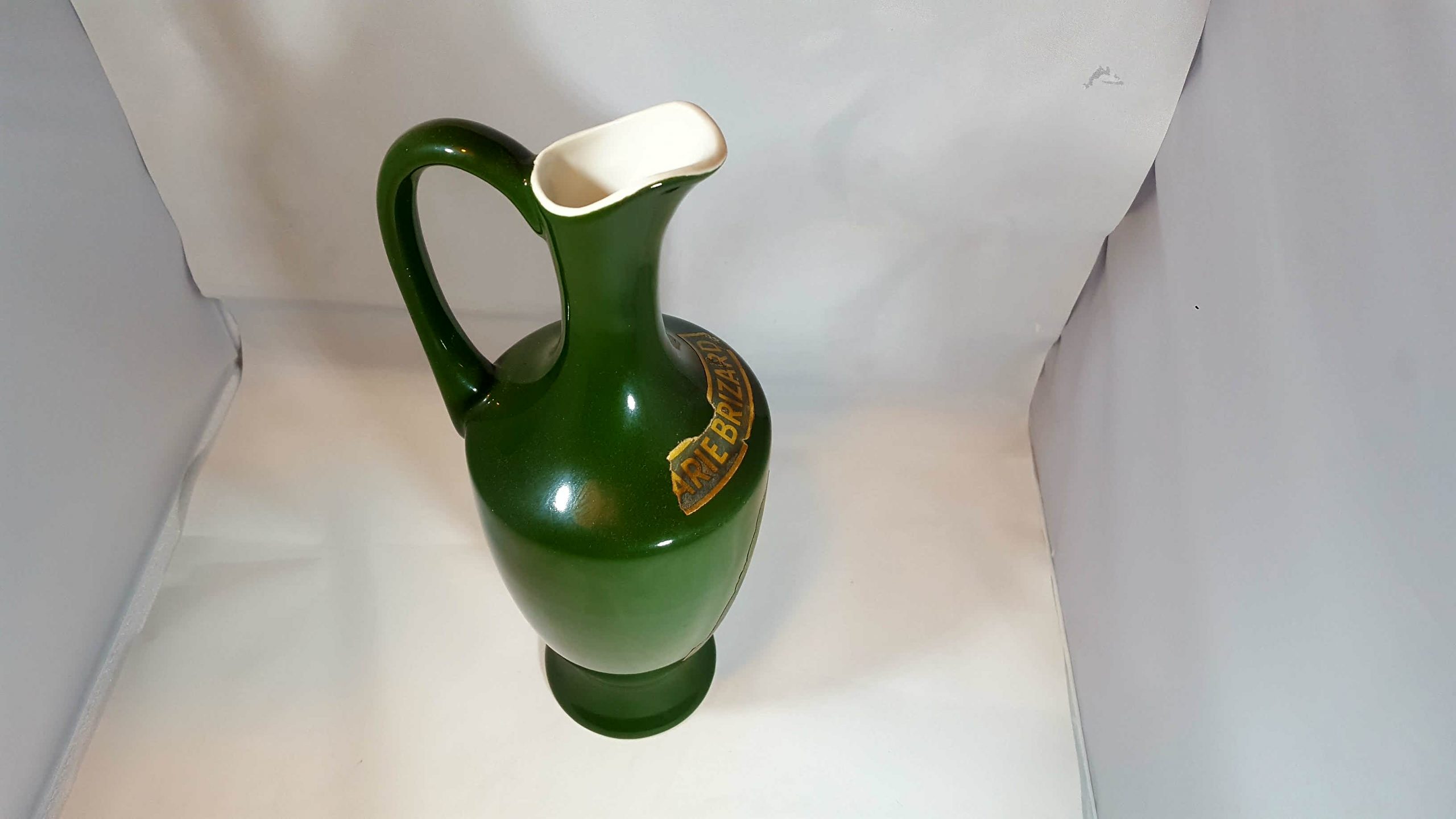 Grüne Vase mit Stamp Papier (7)
