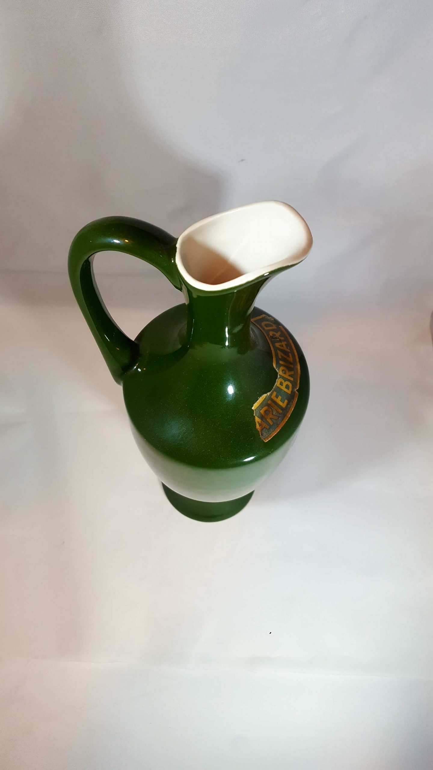 Grüne Vase mit Stamp Papier (9)