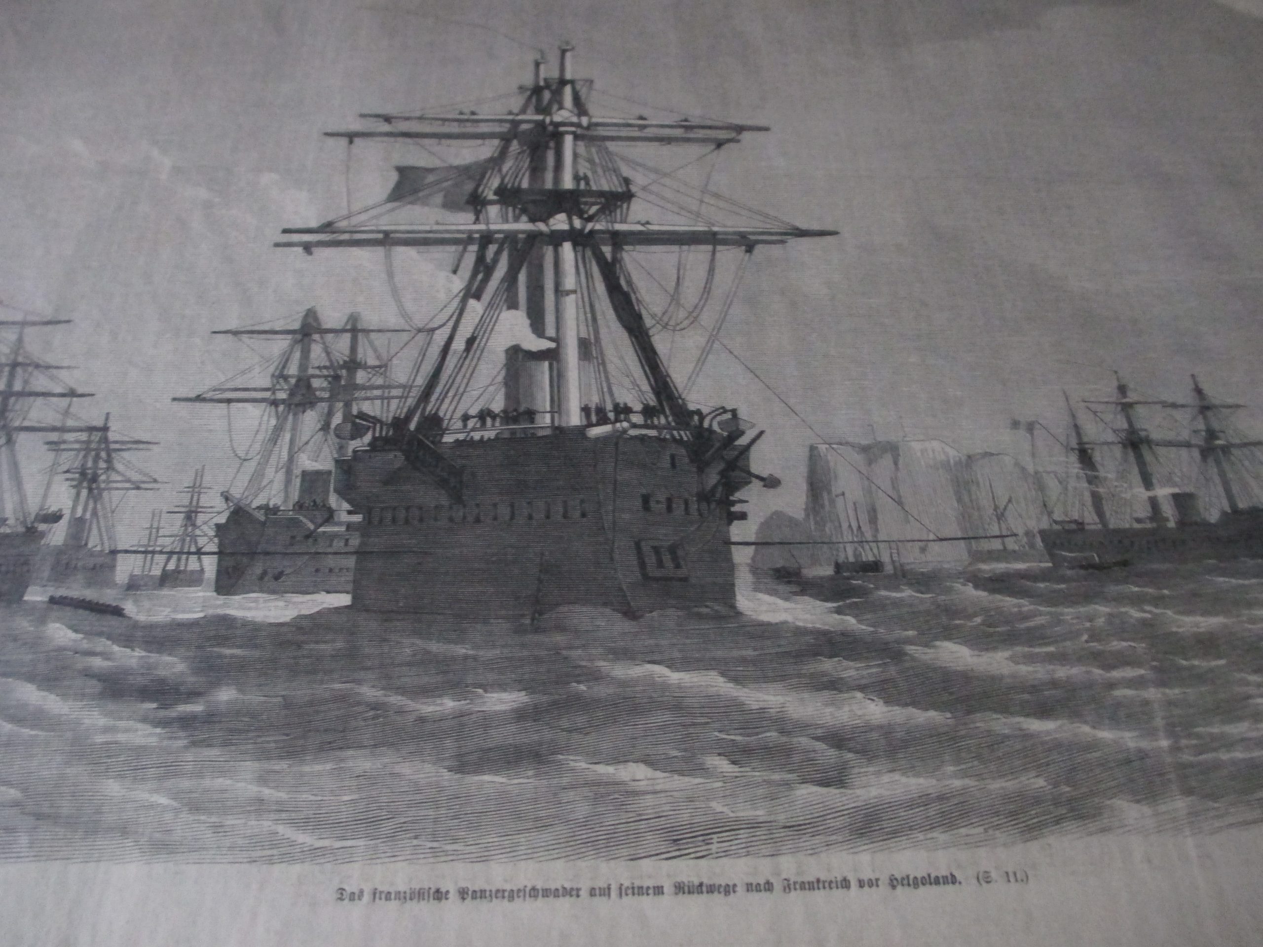 Das französische Panzergeschwader vor Helgoland um 1870 (3)