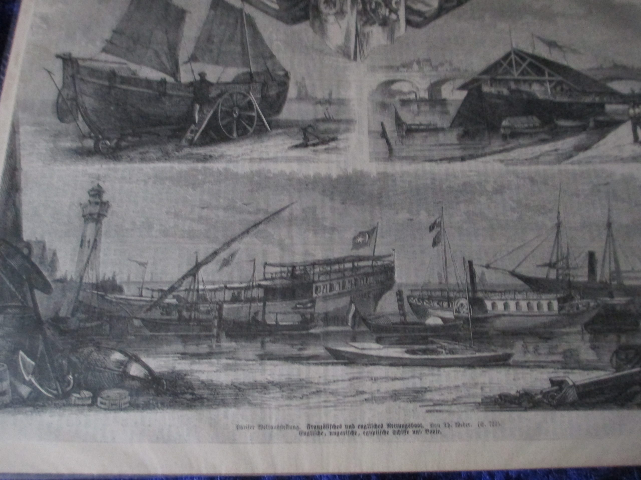 Französischer und Englischer Rettungsboote um 1867 (2)