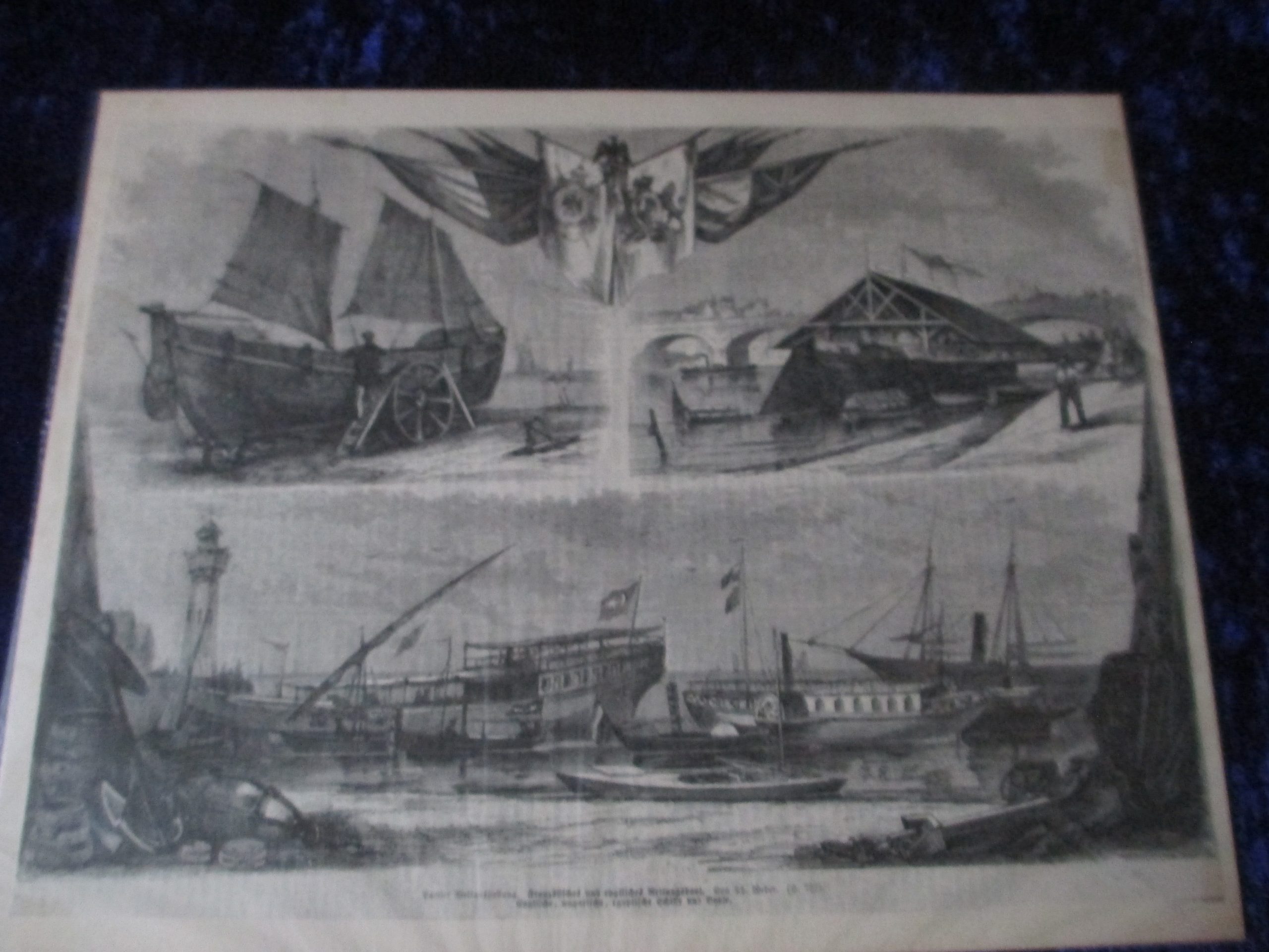 Französischer und Englischer Rettungsboote um 1867 (3) Antiquitäten in Frankfurt