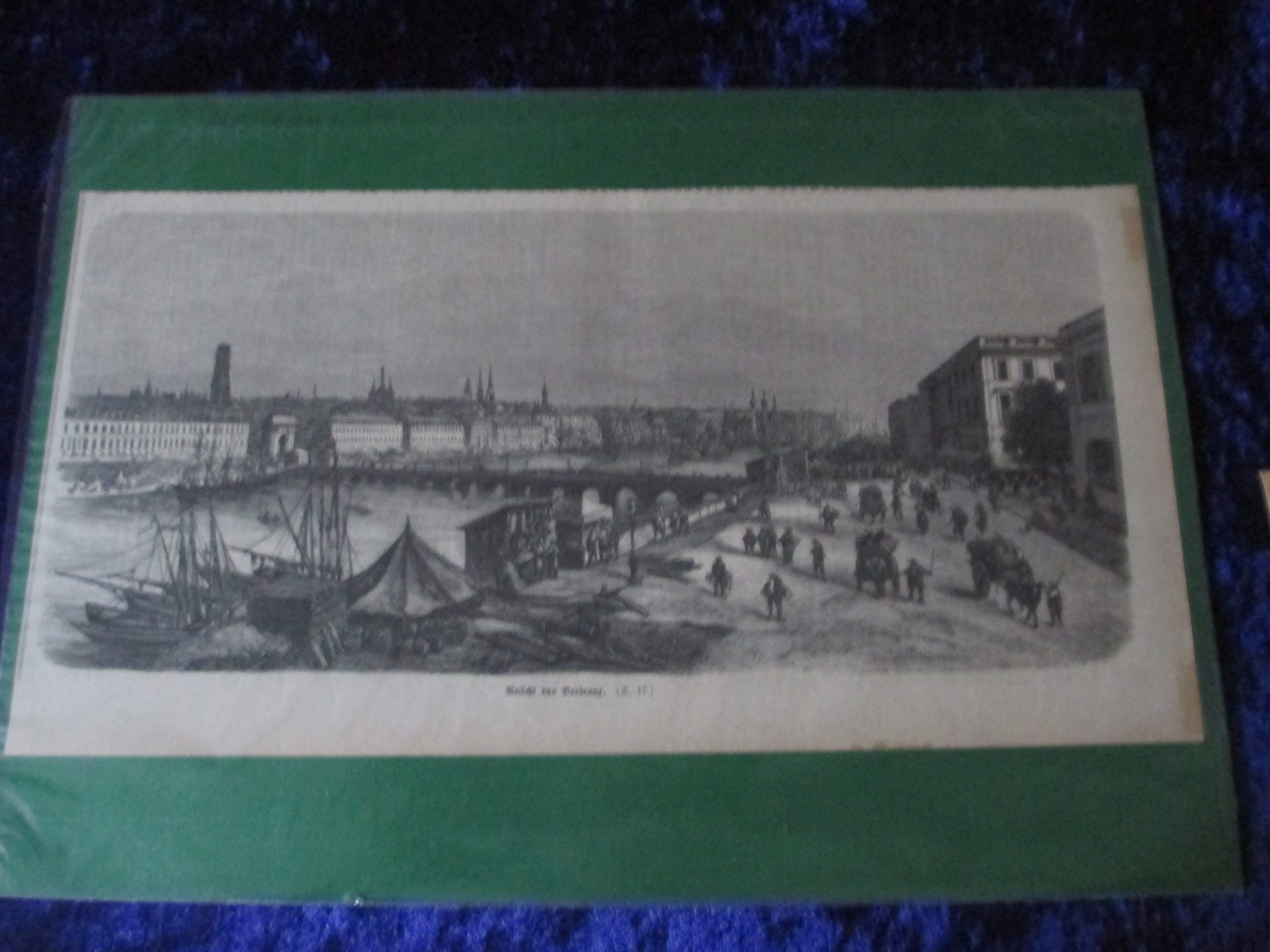 Lithographie Ansicht von Bordeaux Frankreich um 1871 (2) Antiquitäten in Frankfurt