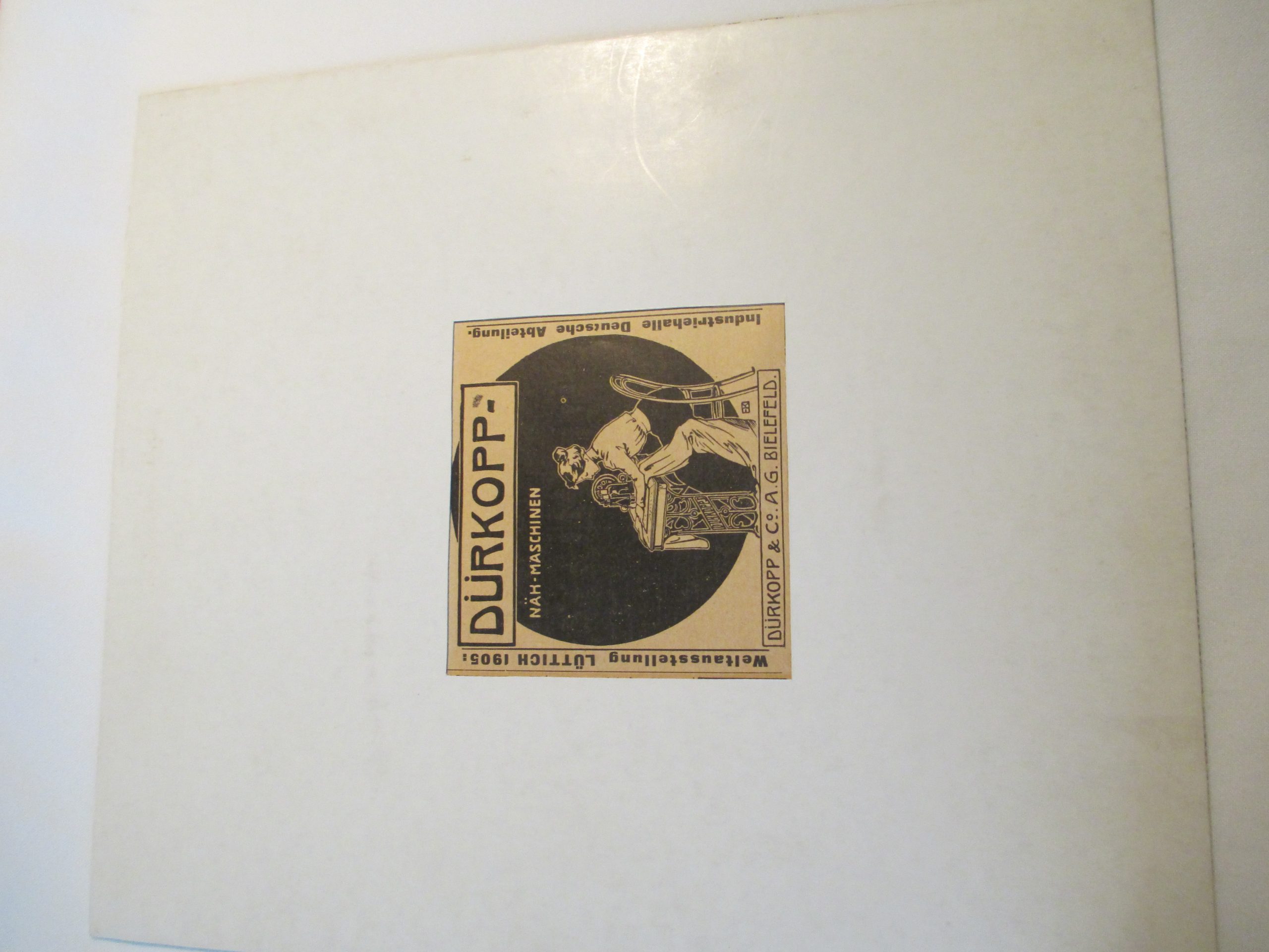 Lithographie Dürkopp Werbung um 1905 (2)
