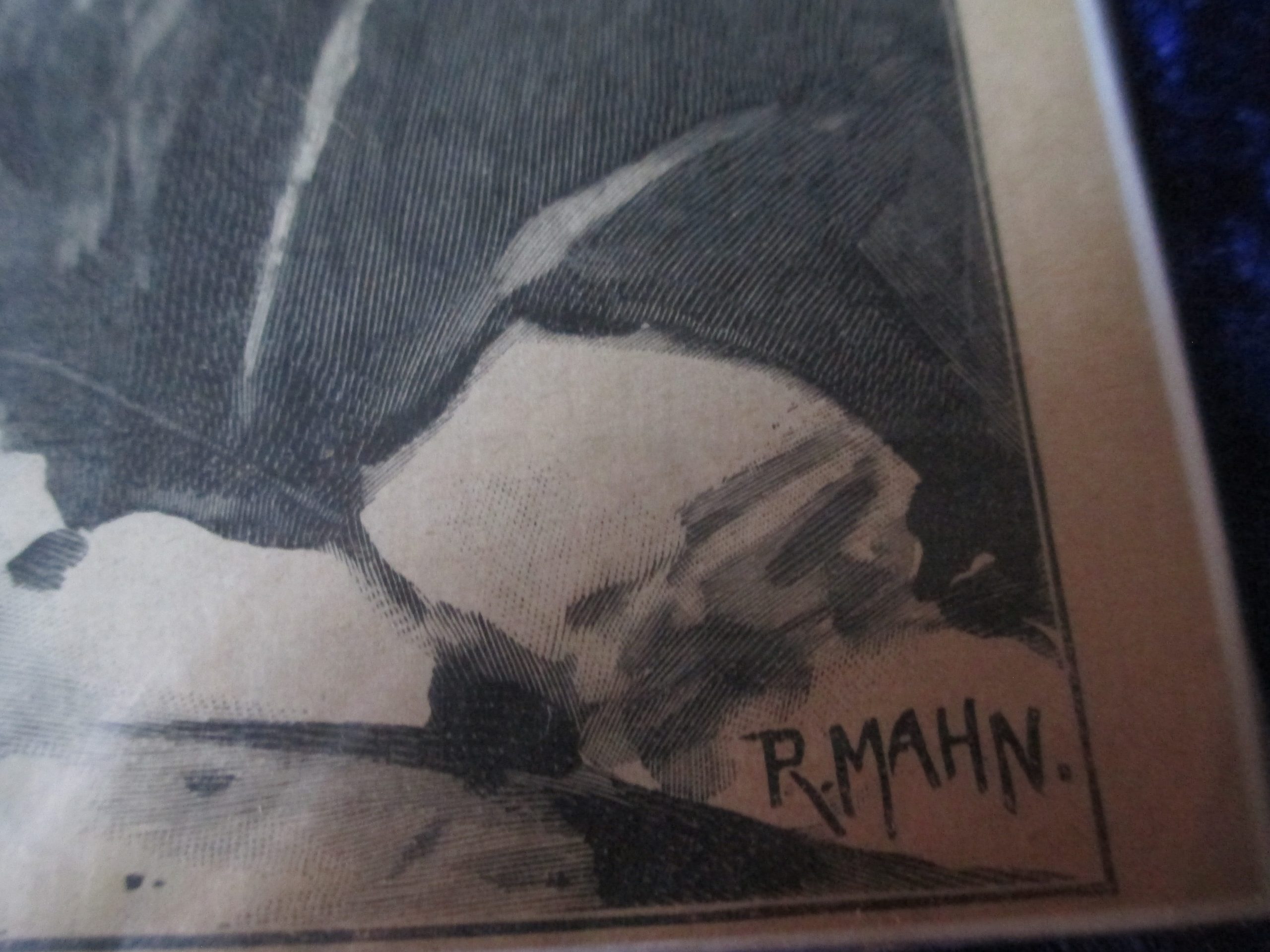 Lithographie von R Mahn um 1898 (3)