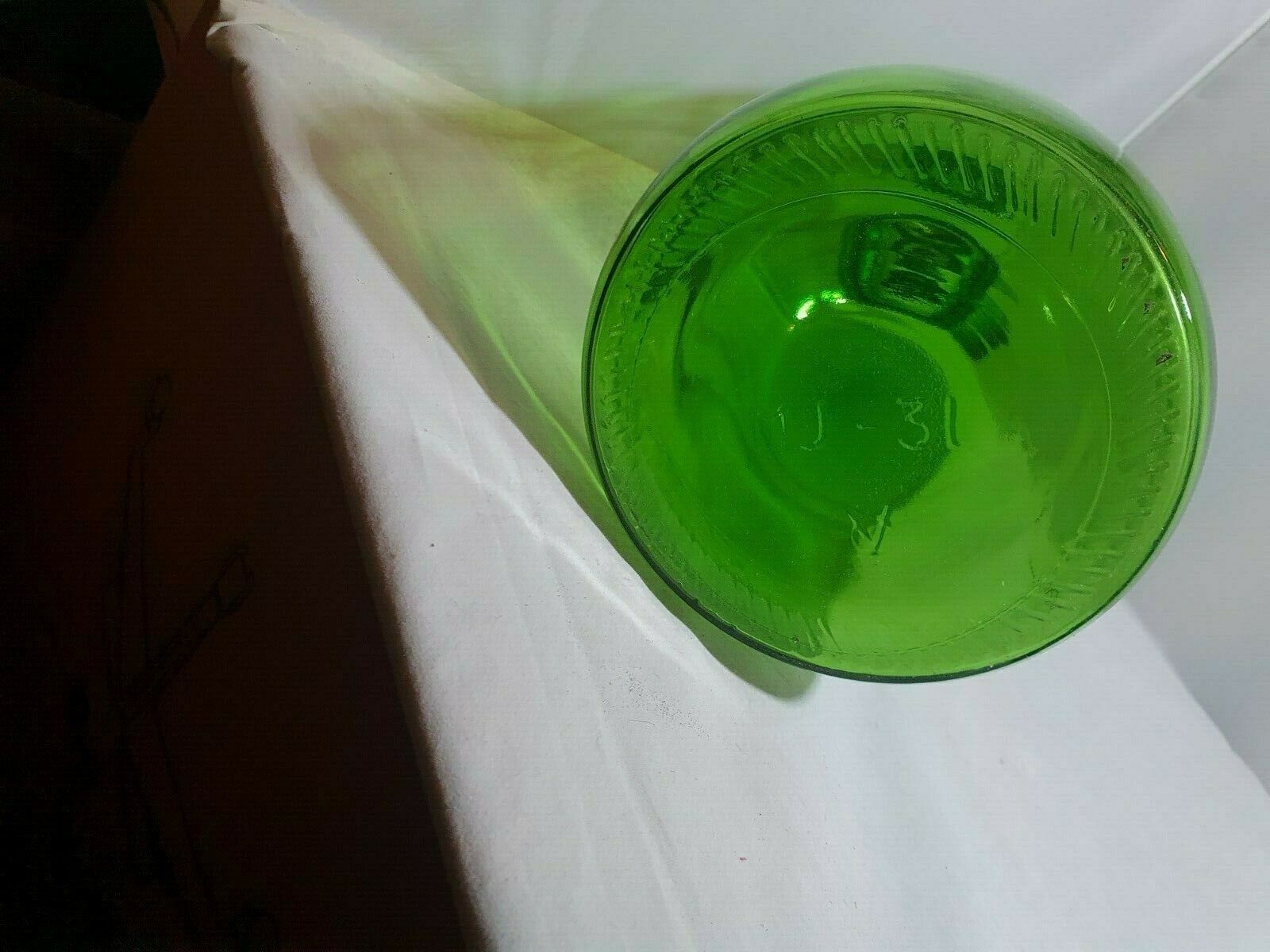 Antike Karaffe Grüne Flasche (4)